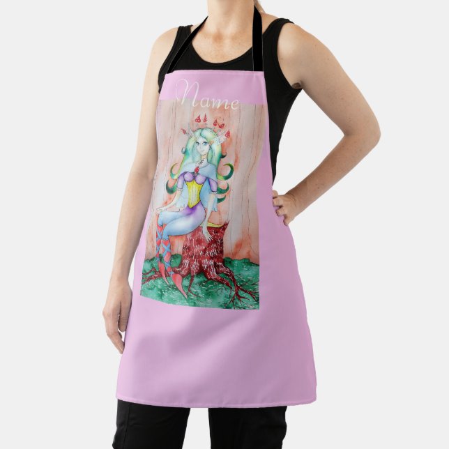 Fantasy Pixie Fairy Thunder_Cove Apron (Insitu)