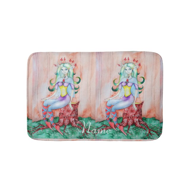 Fantasy Pixie Fairy Thunder_Cove  Bath Mat (Front)