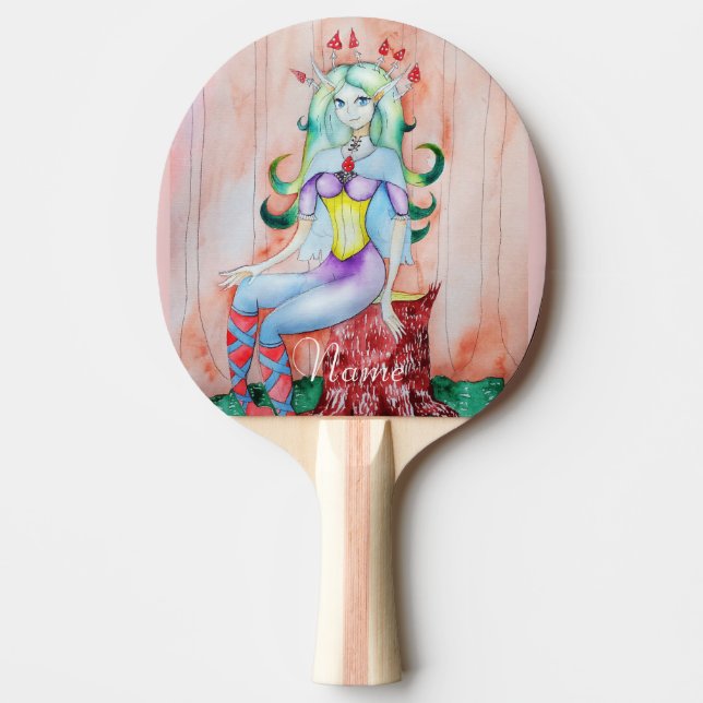 Fantasy Pixie Fairy Thunder_Cove Ping Pong Paddle (Front)