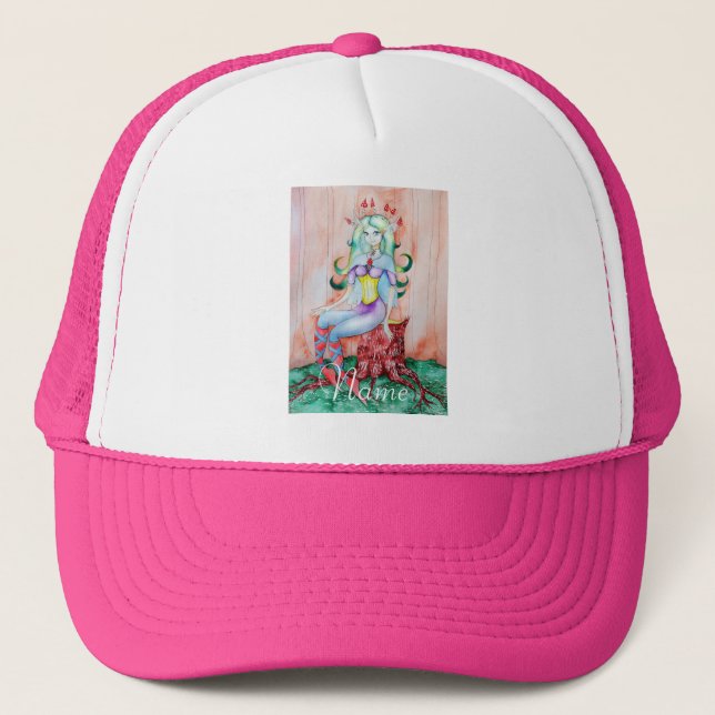 Fantasy Pixie Fairy Thunder_Cove Trucker Hat (Front)