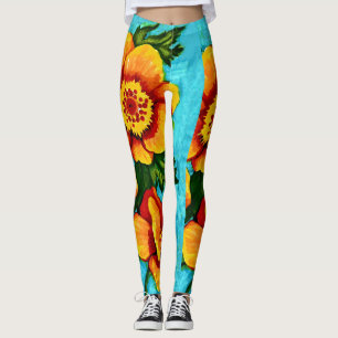 Fantasy Poppies Leggings
