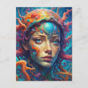 Fantasy Portrait Postcard
