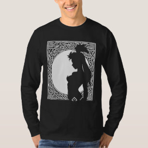Fantasy Post Punk Celtic Tribal Batcave Girl Gothi T-Shirt