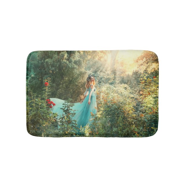 Fantasy Princess: Summer Nature Vintage. Bath Mat (Front)