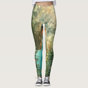 Fantasy Princess: Summer Nature Vintage. Leggings
