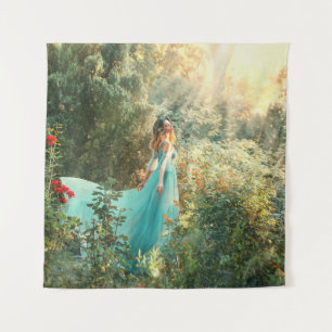 Fantasy Princess: Summer Nature Vintage. Tapestry
