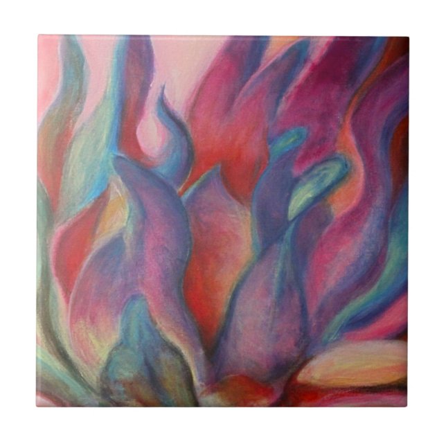 Fantasy Protea Tile (Front)