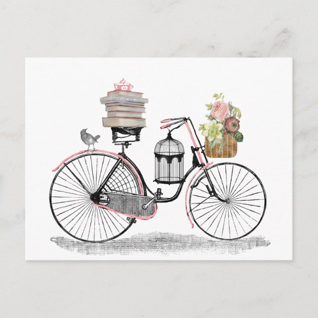Fantasy push bike postcard (Front)