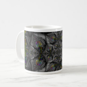 Fantasy Rainbow Fractal Art Wrap Coffee Mug