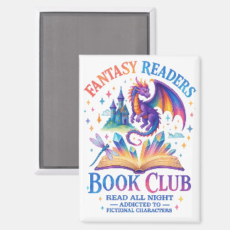 Fantasy Readers Book Club.... Magnet