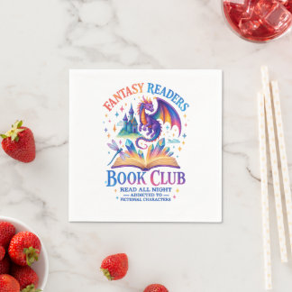 Fantasy Readers Book Club....  Napkin