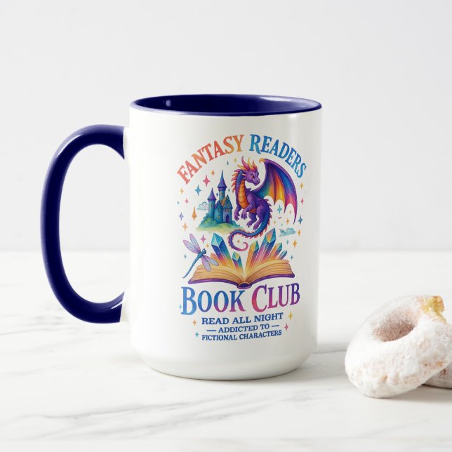 Fantasy Readers....  Mug (With Donut)