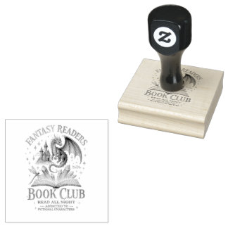 Fantasy Readers....  Rubber Stamp