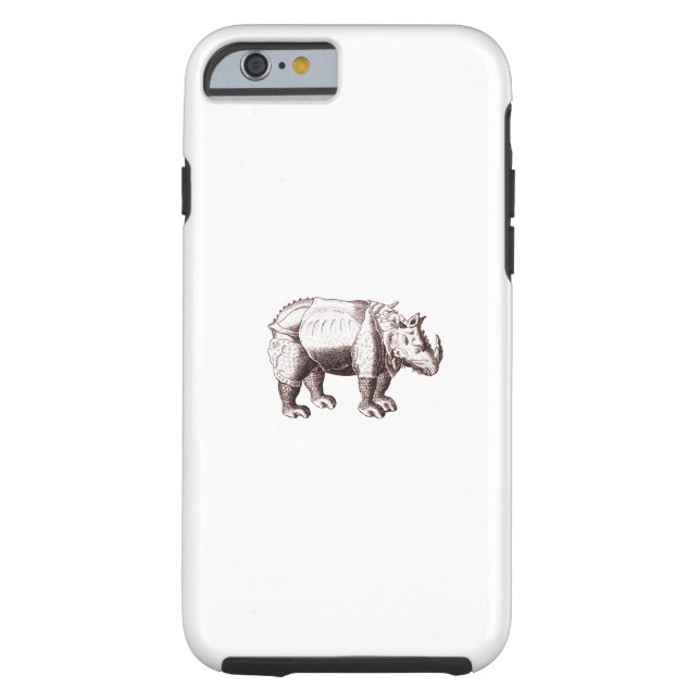 Fantasy Rhino After Albrecht Durer Case-Mate iPhone Case (Back)