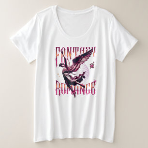 Fantasy Romance Angel Book Club Plus Size T-Shirt