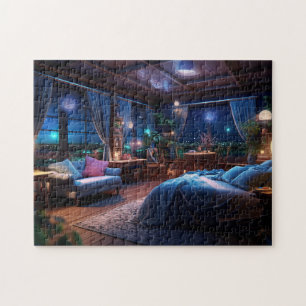 Fantasy room in the night jigsaw puzzle