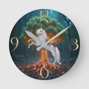 Fantasy  round clock