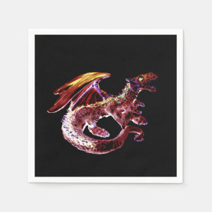 Fantasy Ruby Red Dragon x 50 Napkin