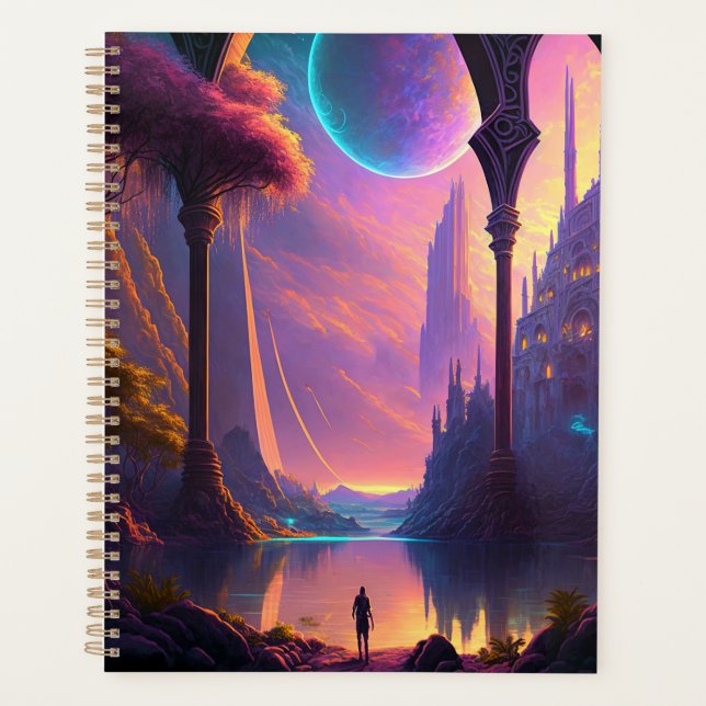 Fantasy Science Fiction Landscape Planner (Front)