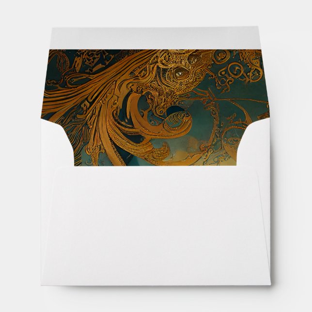 Fantasy/SF Mysterious Women CG ART Envelope (Back (Bottom))