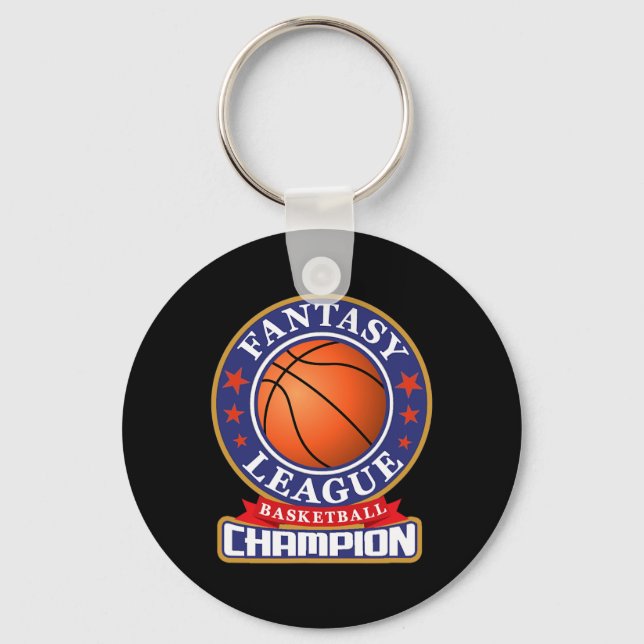 Fantasy Sketll League Champion Victory Trophy  Key Ring (Front)