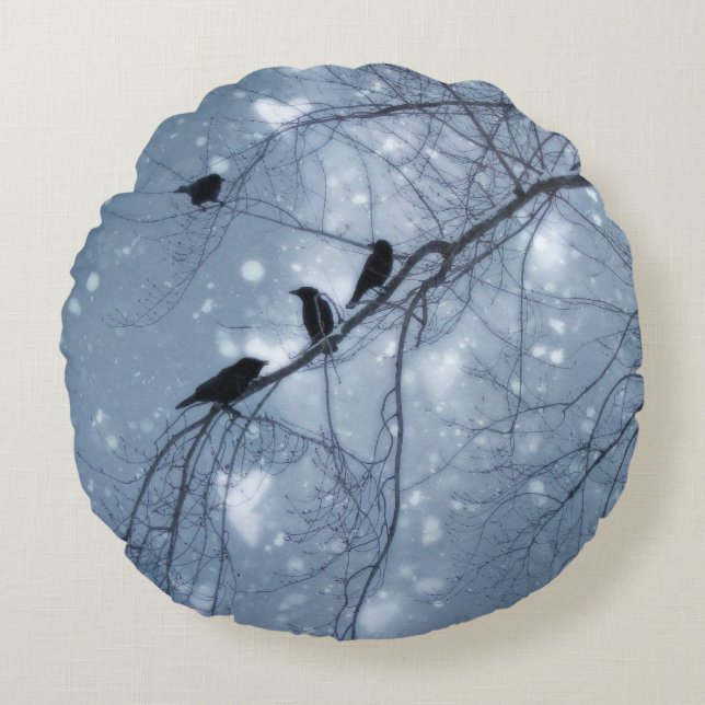 Fantasy Skies Round Cushion (Front)