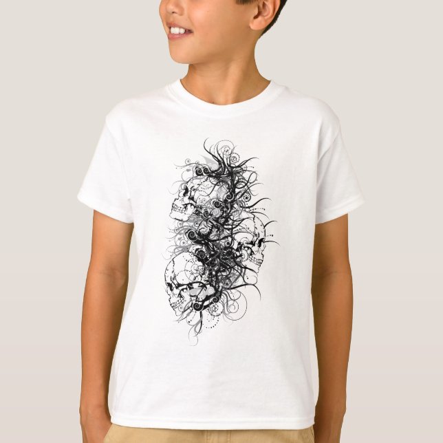 Fantasy Skulls T-Shirt (Front)