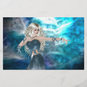 Fantasy Sky Siren Stationery