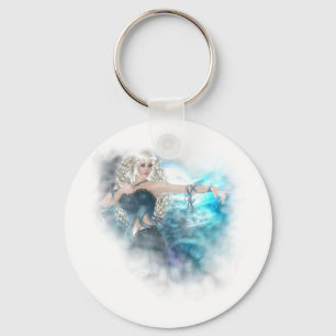 Fantasy Sky Siren Vignette Key Ring