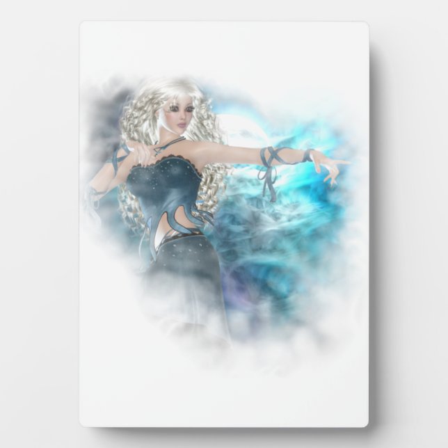 Fantasy Sky Siren Vignette Plaque (Front)