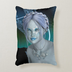 Fantasy Snow Fairy Decorative Cushion