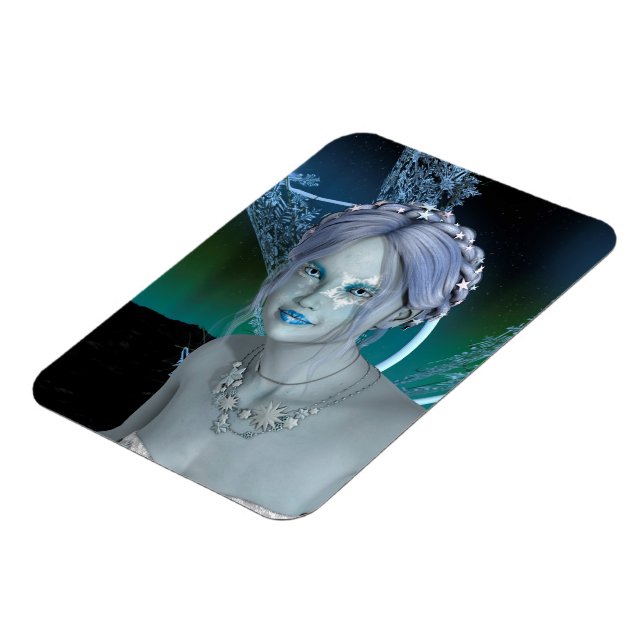 Fantasy Snow Fairy Magnet (Left Side)