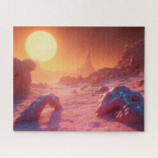 fantasy space landscape jigsaw puzzle