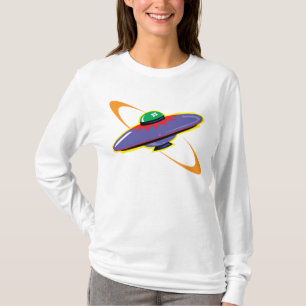 Fantasy Spaceship / UFO Flight T-Shirt
