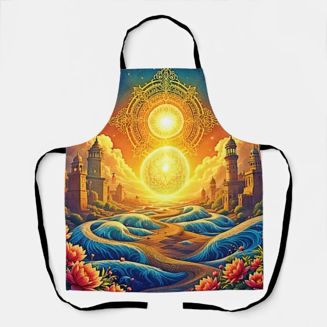 Fantasy Spiritual City Apron (Front)