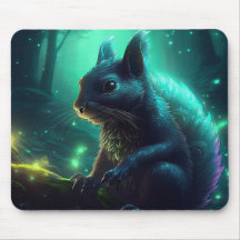 Fantasy Squirrel Mouse Pad