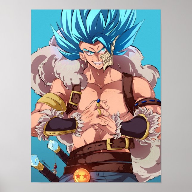 Fantasy SSJ Blue Gogeta Poster (Front)