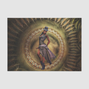 fantasy Steampunk Lady B Tissue Paper