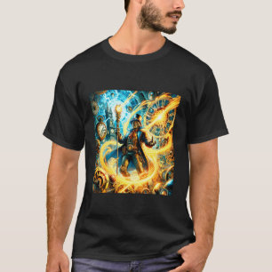Fantasy Steampunk Time Wizard T-Shirt