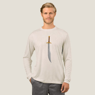 Fantasy Steel Dagger Illustration Tri-Blend Shirt