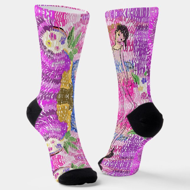 Fantasy style socks (Angled)