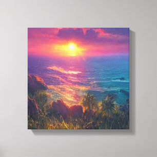 Fantasy Sunset Canvas Print