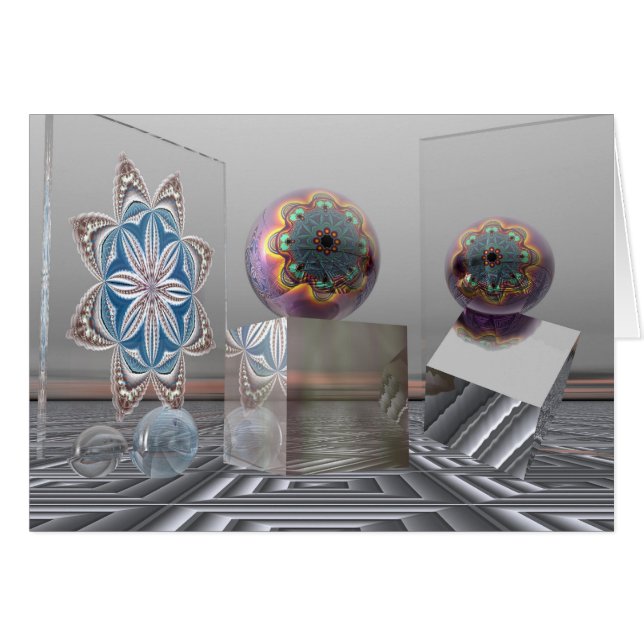 Fantasy surrealistic card (Front Horizontal)