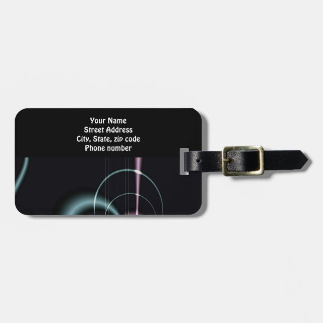 Fantasy Tag For Luggage - Customised (Front Horizontal)