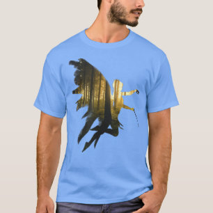 Fantasy tales world, fairy with magic wand in the  T-Shirt