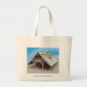 Fantasy Temple Large Tote Bag