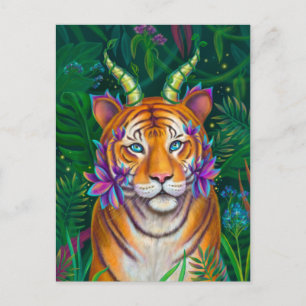 Fantasy Tiger Postcard
