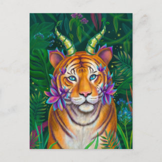 Fantasy Tiger Postcard