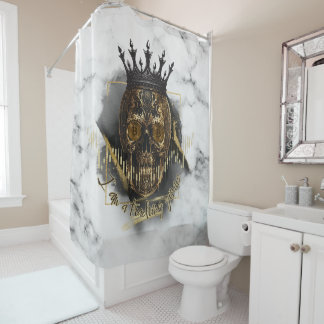 Fantasy Trade Design | Crypto Btc | Affirmations Shower Curtain