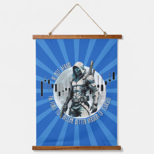 Fantasy trade design   Cyberpunk   Self growth Hanging Tapestry